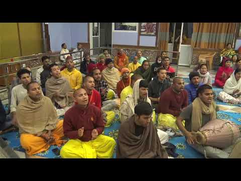 Temple Hall Evening Kirtan by HH Prabhavishnu Maharaj