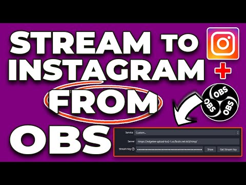 CUSTOM RTMP SETUP: How to Stream to Instagram Live Using OBS Studio