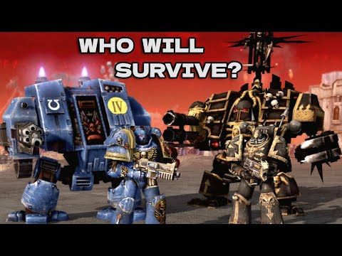 100 Ultramarines vs 100 Chaos Space Marines [WARHAMMER 40,000]