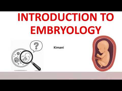 INTRODUCTION TO EMBRYOLOGY