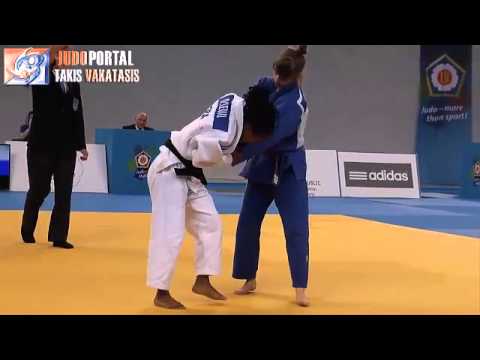 European Judo Championships Cadets Athens 2014 Final -40kg DELEUIL Justine (FRA) - PETIT Lois (BEL)