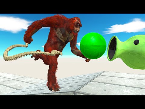 EVOLVE MONSTERS CLIMB THE GREEN BALL PATH - Animal Revolt Battle Simulator