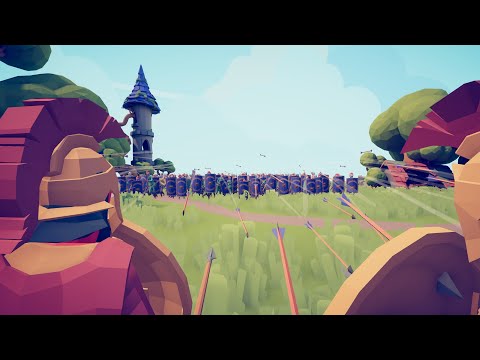 Spartan hoplites VS every time period in TABS