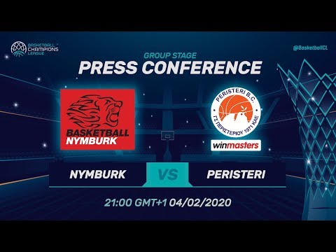 ERA Nymburk v Peristeri winmasters - Press Conference - Basketball Champions League 2019-20