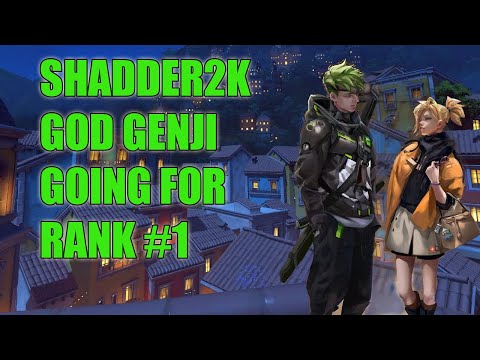 SHADDER2K GOD GENJI GAMEPLAY POTG - TOP 500 OVERWATCH SEASO N 25