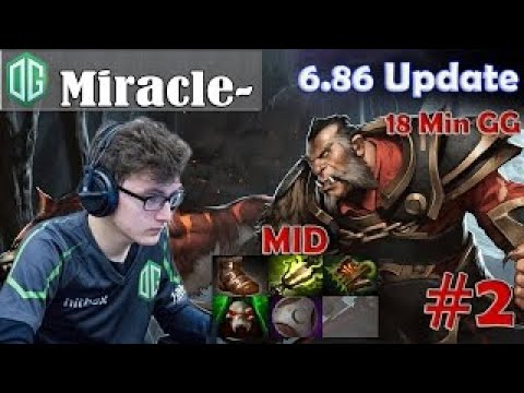 Miracle- Lycan Midlane Pro Gameplay | 18 Min GG | Dota 2 MMR #2