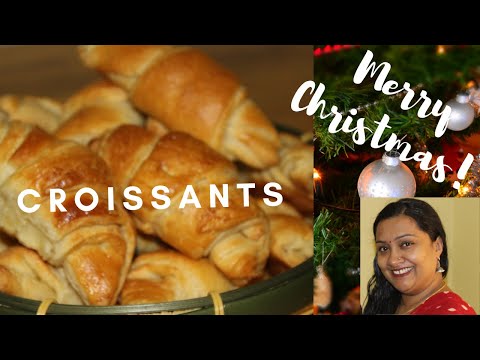Croissant//Chocolate Croissant//How to make Croissants at home//Ambili's FoodLand