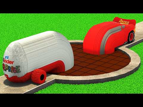 LONG CARS vs CANDY PORTAL in Teardown