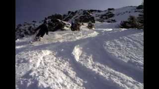 preview picture of video 'ski hors pistes Prapoutel les 7 laux .Dauphiné.'