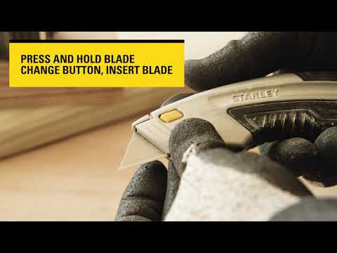 Stanley 6-3/8 inch QUICK CHANGE Retractable Utility Knife
