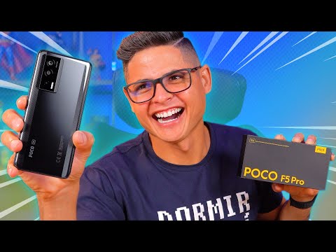ELE CHEGOU! Xiaomi POCO F5 PRO, esse CELULAR é mesmo um CANHÃO em DESEMPENHO? Unboxing e Impressões