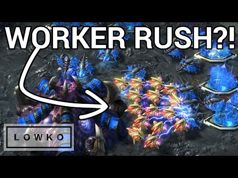 StarCraft 2: FLORENCIO'S CRAZY WORKER RUSH!