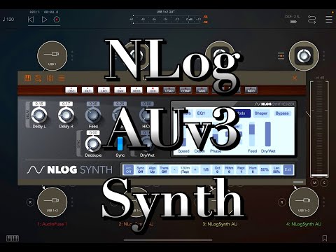 NLog Synth PRO - AUv3 Synth - Amazingly CPU Friendly Synth - Review & Demo