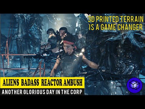 Aliens: Ultimate badass Reactors AGDITC-3d printed terrain
