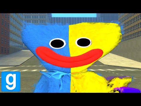 GOLDEN HUGGY WUGGY HAS 9999 HEALTH! - Garry's mod sandbox