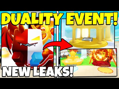 ALL DUALITY EVENT UPDATE LEAKS IN BUBBLE GUM SIMULATOR INFINITY! | BGSI