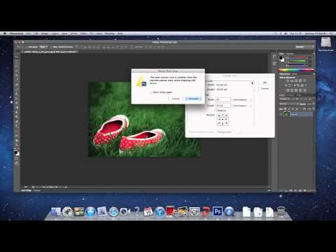 How to crop an image (using canvas size)