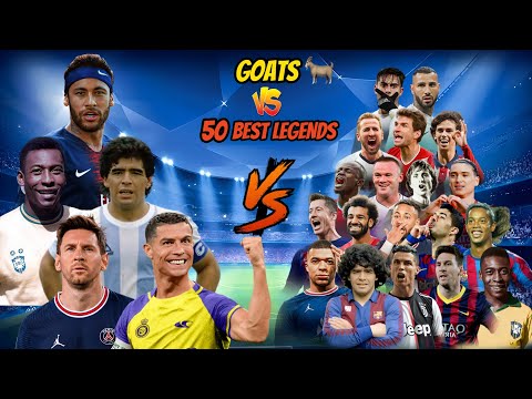 Ronaldo🆚️Messi🆚️Maradona🆚️Pele🆚️Neymar VS 5️⃣0️⃣ BEST LEGENDS 💥🔥
