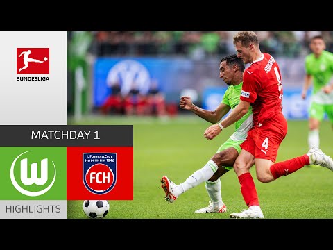 Resumen de Wolfsburg vs Heidenheim Jornada 1