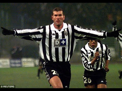 Zinedine Zidane vs AC Milan | 2000 Serie A | 1 Assist | All Touches & Actions
