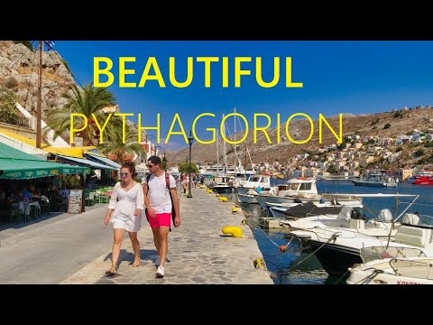 Pythagorion SAMOS GREECE 2025 🇬🇷 🔴 NEW island for vacation in Greece [4K UHD]