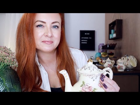 The Tea Place ☕️ An ASMR Cafe ☕️ Rain, Cupcakes & Sleep