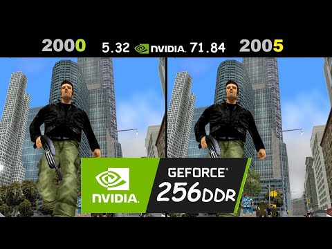 Nvidia Driver Comparison 2000 vs. 2005 with Geforce 256 - 5 Games (Retro!)