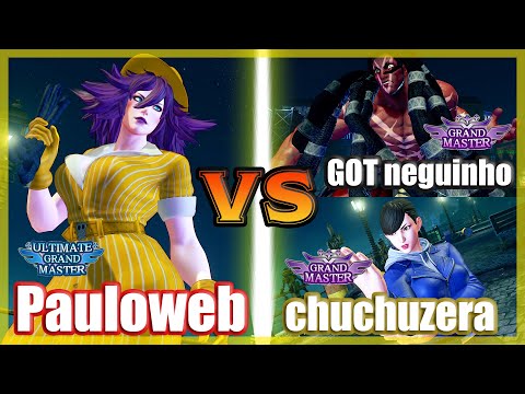 SFV CE 👊🏻 Pauloweb (Poison) vs GOT neguinho (Necalli) & chuchuzera (Chun Li) FT2