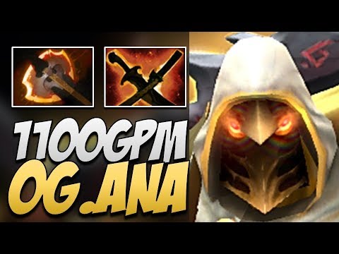 OG.Ana Juggernaut with 1100 GPM | Dota Gameplay