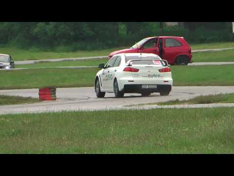 Grzegorz Włoch Mitsubishi Lancer EVO X SuperOES VI El. Tor Kielce 19-06-2010