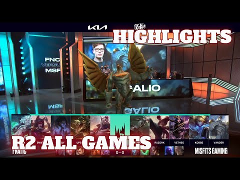 FNC vs MSF - All Games Highlights | Round 2 LEC 2021 Summer Playoffs | Fnatic vs Misfits
