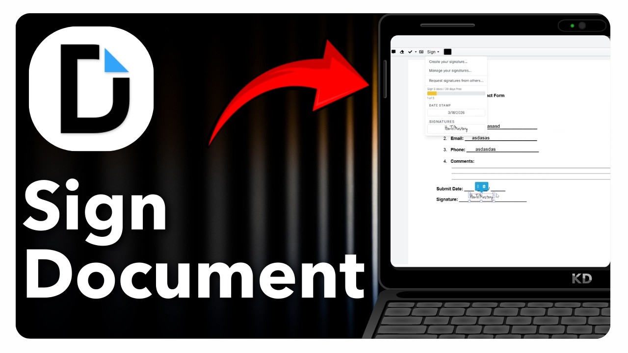 How To Sign Document In DocHub - Step By Step