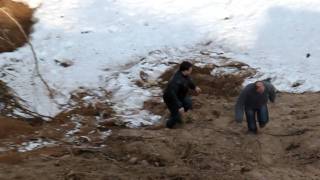 preview picture of video 'Катание по песку с карьера у Медного озера часть 2.'