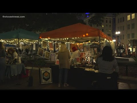 Celebrating Jacksonville's art community at monthly Art Walk