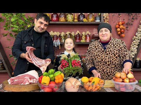 Peaceful Rural Simple Village Life - Grandma Cooking Traditional Recipes