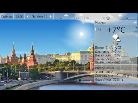 Погода. Москва. 20-21 сентября 19 г.