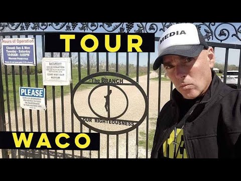 Visiting the Branch Davidian Compound. WACO TEXAS.