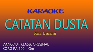 Download lagu CATATAN DUSTA KARAOKE - RIZA UMAMI mp3