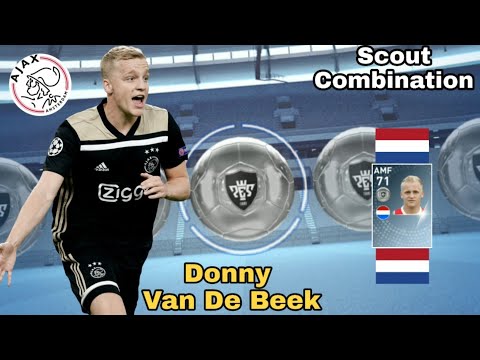 D. Van De Beek Scout Combination in PES 2019 Mobile Video