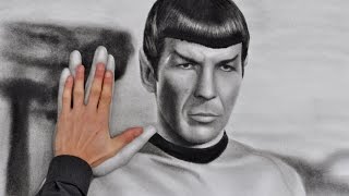 Leonard Nimoy SPOCK (Star Trek) AMAZING drawing