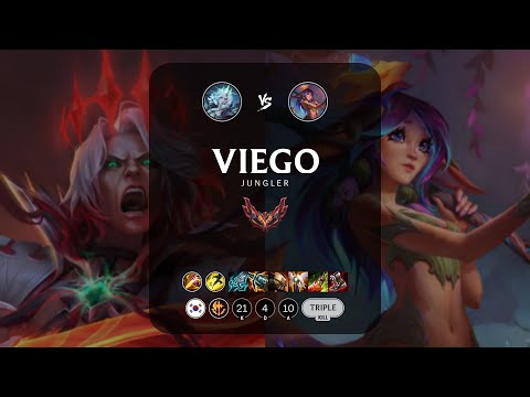 Viego Jungle vs Lillia - KR Grandmaster Patch 12.22