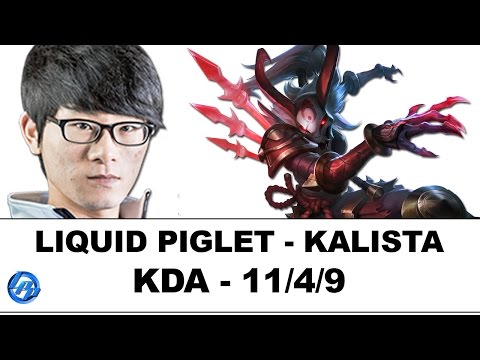 Liquid Piglet(Kalista) vs Doublelift(Caitlyn) - NA SoloQ