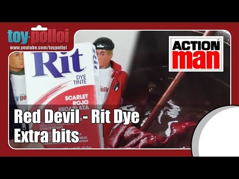Patreon Exclusive Action Man Red Devil - Rit Dye Extra Bits - Toy Polloi