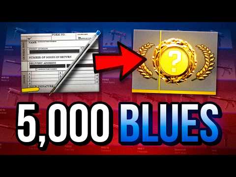 I Turned 5000 Blues into a RUBY CS2 Knife!