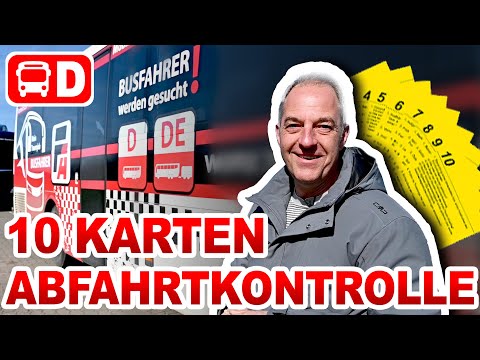 Alle 10 Karten für die Fahrprüfung Klasse D | Bus Abfahrtkontrolle schnell & einfach erklärt! 🚌🛠️📋