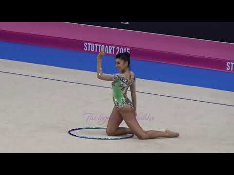 Varvara FILIOU (GRE) hoop - 2015 Stuttgart worlds Qualifs