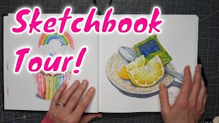 I Finally Finished this Jumbo Sketchbook! Ohuhu Marker Pad Sketchbook Flip Through