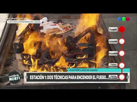 Masterclass de asado: así se prende el fuego