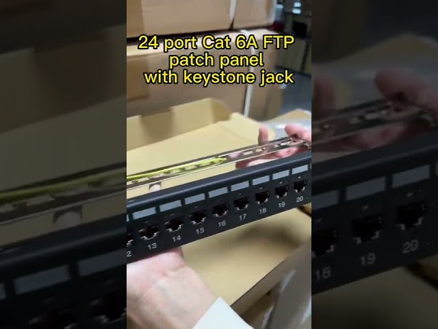 Vídeo relacionado con deleyCON 12x Módulo Keystone Cat6a Acoplador para Patch Cable 10 Gbit/s - Conector Blindado, 2x RJ45 Hembra - para Patch Panel/Soporte Keystone - Ampliación