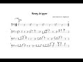 Ray Brown Transcription  - Honey dripper - Oscar Peterson trio - Night train